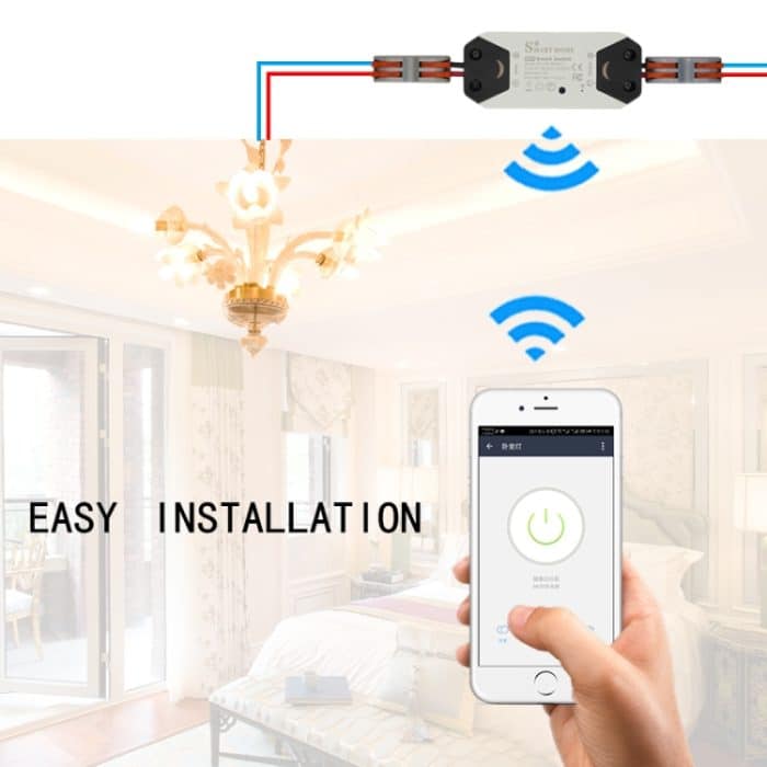 DIY WiFi Smart Lichtschalter Timer Universal Breaker Drahtlose Fernbedienung Funktioniert mit Alexa Google Home Smart Home Automation – Bild 2
