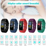 ID115 0,96 Zoll OLED-Bildschirm Smart Watch Armband Schrittzähler Sport Fitness Tracker Armband, ID115 Black, ID115 Red, ID115 Green, ID115 Purple, ID115 Blue – Bild 4