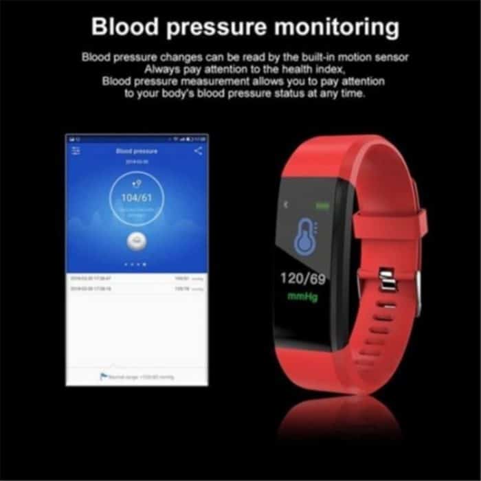 ID115 0,96 Zoll OLED-Bildschirm Smart Watch Armband Schrittzähler Sport Fitness Tracker Armband, ID115 Black, ID115 Red, ID115 Green, ID115 Purple, ID115 Blue – Bild 6