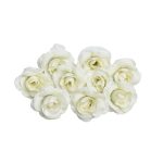 10 Sets 4 cm künstliche Blumen aus Seide, Rosenblütenkopf für Hochzeit, Party, Heimdekoration – Bild 3
