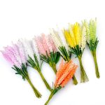 10 Stück DIY-Kranzmaterial, künstliche Blumen, PE, Mini-Lavendel, Hochzeit, Heimdekoration – Bild 2