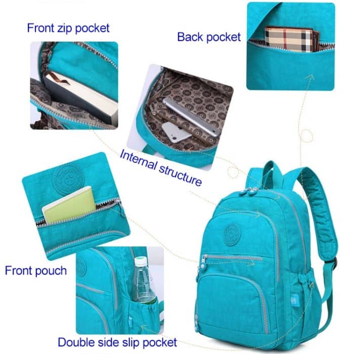 Rucksäcke, Schulrucksack für Mädchen im Teenageralter, weiblich, Laptop-Rucksack, Reisetasche, 27X13X37cm, 31X14X42cm, 33X16X47cm – Bild 5