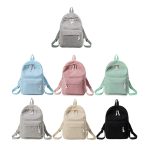Rucksack aus weichem Stoff, weibliches Cord-Design, Schulrucksack für Mädchen und Frauen im Teenageralter – Bild 4