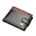 Herren Vintage Leder Haspe Kurze Münztasche Geldbörse Kartenhalter Geldbörsen
