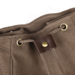 Damen Canvas Student Laptoptasche Rucksack – Bild 7