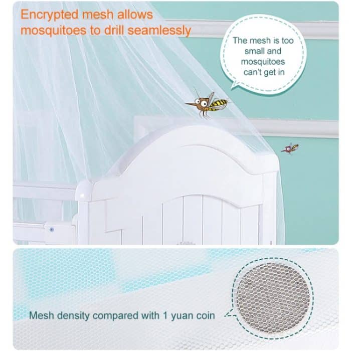 Leichtes Moskitonetz für Kinderbetten, 4.2x1.6 Meters Simple Door Mosquito Net, 4.5x1.7 Meters Simple Door Mosquito Net, 4.2x1.6 Meters Flower Side Mosquito Net, 4.5x1.7 Meters Flower Side Mosquito Net, 4.2x1.6 Meters Lace Mosquito Net... – Bild 3