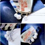 Anti-Rutsch-Pin, einfache Perlenbrosche, Damen-Accessoires, Strickjacke, Anti-Verschleißnadeln, Emaille-Pin – Bild 5