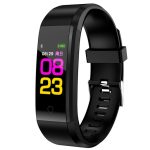 ID115 Plus Smart Armband Fitness Herzfrequenzmesser Blutdruck Schrittzähler Gesundheit Laufen Sport SmartWatch für IOS Android, ID115 Plus Black, ID115 Plus Purple, ID115 Plus Blue, ID115 Plus Red, ID115 Plus Dark Blue