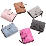 Leder Damen Hasp Kleine schlanke Münztasche Geldbörse Kartenhalter Portemonnaie – Bild 6