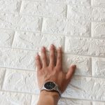 2 Stück selbstklebende, wasserdichte TV-Hintergrund-Ziegelstein-Tapeten, 3D-Wandaufkleber, Wohnzimmer-Tapeten-Wandbild, Schlafzimmer, dekorative Aufkleber, 70cm x 77cm – Bild 4