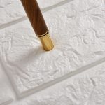 2 Stück selbstklebende, wasserdichte TV-Hintergrund-Ziegelstein-Tapeten, 3D-Wandaufkleber, Wohnzimmer-Tapeten-Wandbild, Schlafzimmer, dekorative Aufkleber, 70cm x 77cm – Bild 5