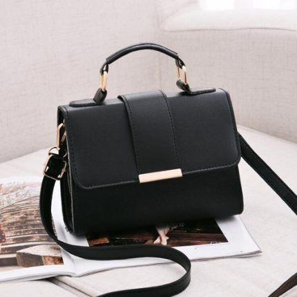Damen-Tasche, Leder-Handtaschen, PU-Umhängetasche, kleine Klappe, Umhängetaschen für Damen, Messenger-Taschen