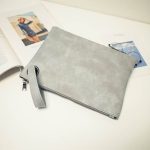 Einfache Retro Damen Handtasche Mode Große Kapazität Clutch Tasche Reißverschluss Umschlag Tasche – Bild 4