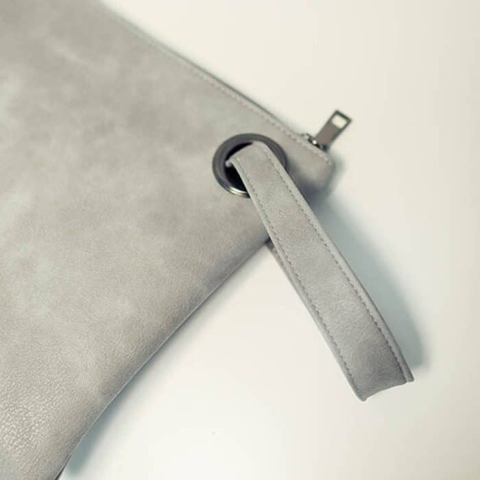 Einfache Retro Damen Handtasche Mode Große Kapazität Clutch Tasche Reißverschluss Umschlag Tasche – Bild 5