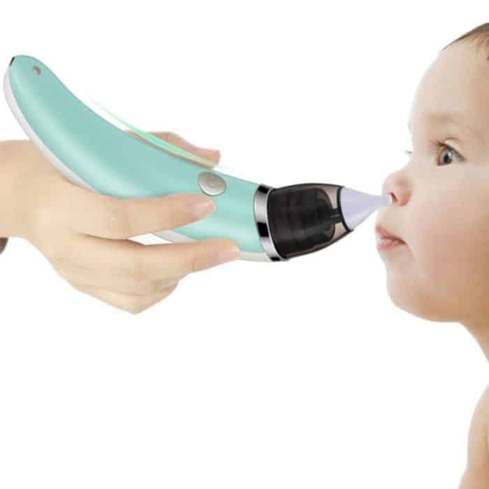 Baby-Nasensauger, elektrisch, sicher, hygienisch, Nasenreiniger mit Nasenspitzen in 2 Größen und oralem Rotzsauger für Neugeborene, Jungen und Mädchen, Baby Nasal Aspirator – Bild 2