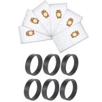 Staubsauger-Staubbeutel + Antriebsriemen für KIRBY SENTRIA G10/G10E, 12PCS/Set For KIRBY SENTRIA G10/G10E