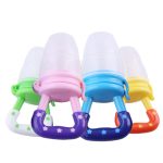 3 Stück tragbarer Baby-Säuglingsnahrungs-Nippel-Feeder, Silikon-Schnuller, Silikon-Baby-Schnuller, zufällige Farbe, Baby Soother, Size:M, Baby Soother, Size:L – Bild 6