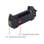 Xiletu Xj-13 Live BroadcastTripod Mount Telefonklemme mit 1/4 Zoll Schraubenlöchern und kaltem Schuhfuß – Bild 5