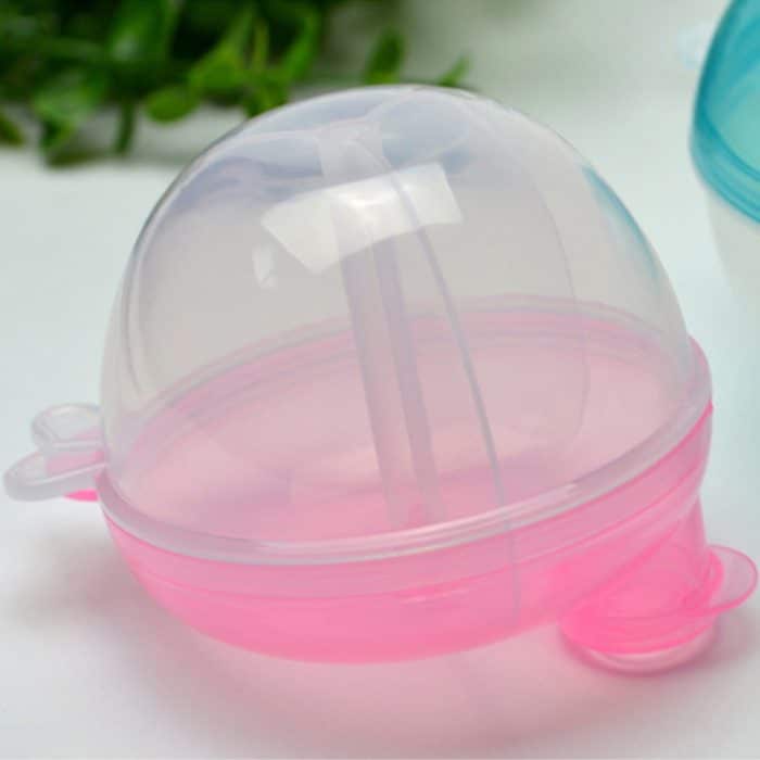 5 Stück Baby-Milchpulver-Formelspender, Lebensmittelbehälter, Aufbewahrungsbox, 3-lagige, auslaufsichere Reise-Aufbewahrungsbox für Kinder und Kleinkinder, Green, Pink, Yellow, Blue – Bild 3