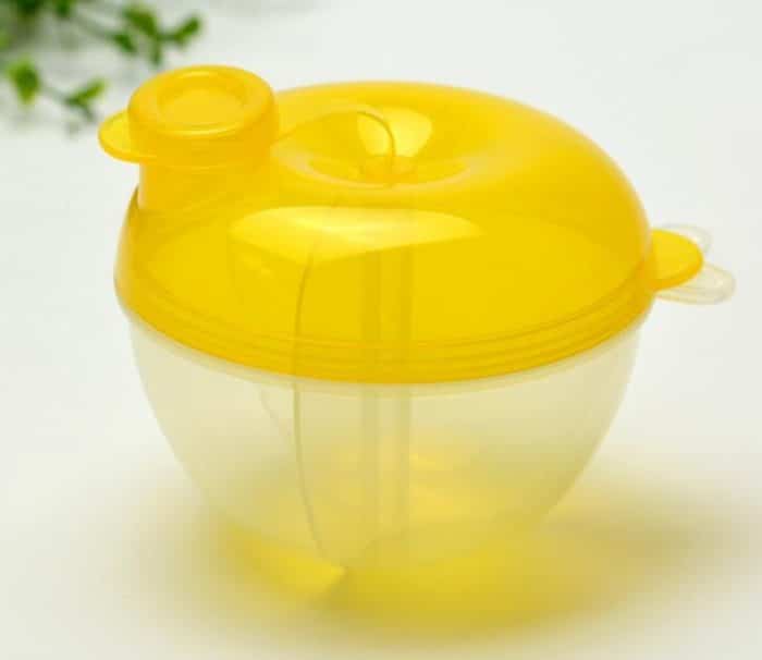 5 Stück Baby-Milchpulver-Formelspender, Lebensmittelbehälter, Aufbewahrungsbox, 3-lagige, auslaufsichere Reise-Aufbewahrungsbox für Kinder und Kleinkinder, Green, Pink, Yellow, Blue – Bild 9