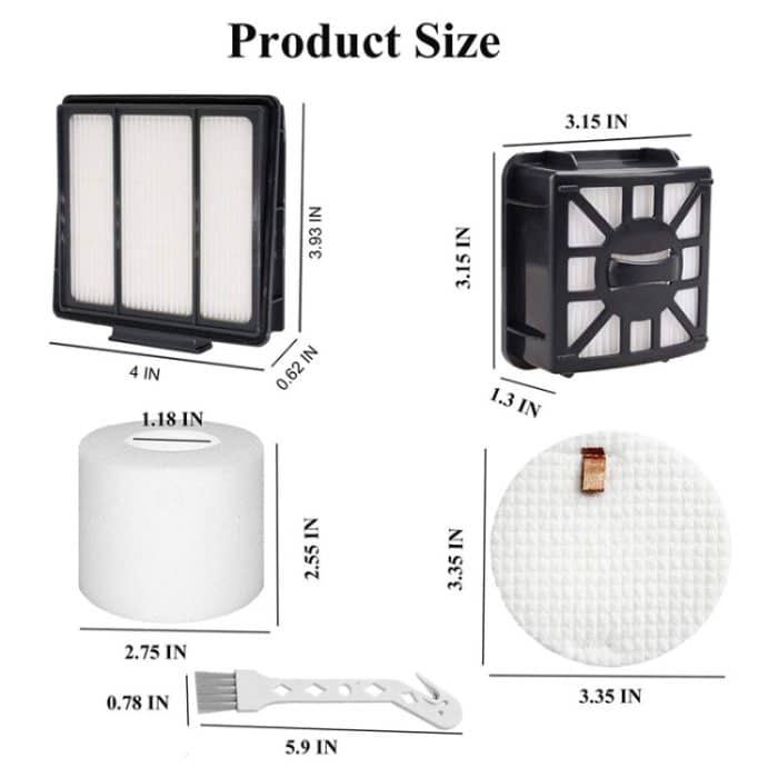 Staubsaugerfilter-Set für Shark IQ R101AE IQ R101 / RV1001, 8 PCS/Set – Bild 5