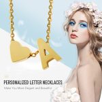 Mode kleine zierliche Herz Initial Halskette personalisierte Buchstaben Halskette Namen Schmuck für Frauen Accessoires Freundin Geschenk – Bild 3