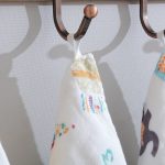 5 Stück sechslagige Gaze-Baumwolle für Babys, quadratisches Taschentuch, Speichelhandtuch, zufällige Lieferung, 25x25cm, 30x30cm – Bild 10