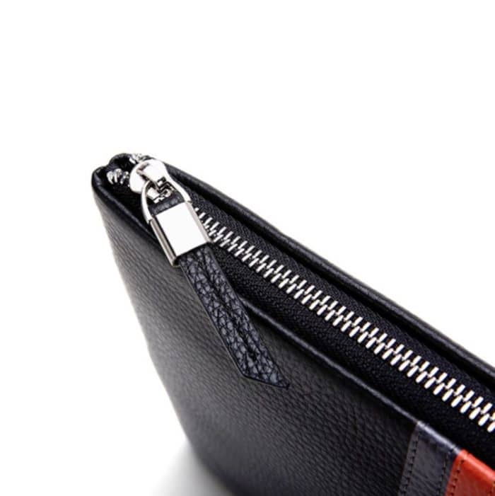 Herren Leder Casual Clutch Leder Intelligente Anti-Diebstahl- und Anti-Verlust-Geldbörse, Large, Small – Bild 8