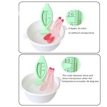 3 PCS Kinder Geschirr Baby Lernen Gerichte Mit Saugnapf Unterstützen Lebensmittel Schüssel Temperatur Sensing Löffel – Bild 5