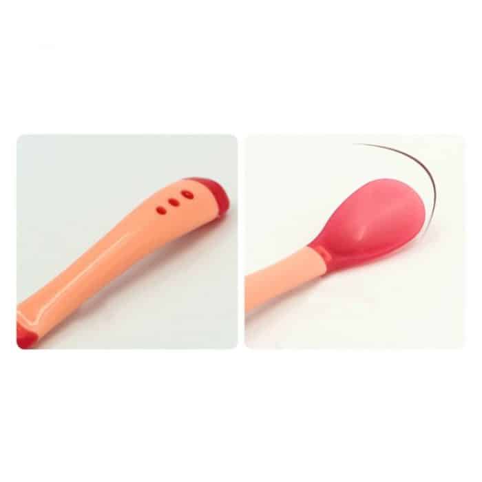 3 PCS Kinder Geschirr Baby Lernen Gerichte Mit Saugnapf Unterstützen Lebensmittel Schüssel Temperatur Sensing Löffel – Bild 7