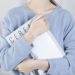 925 Sterling Silber Armband Schleife Mädchen Stretch-Armband – Bild 6