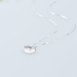 Halskette mit Ginkgoblatt-Anhänger aus S925-Sterlingsilber – Bild 2