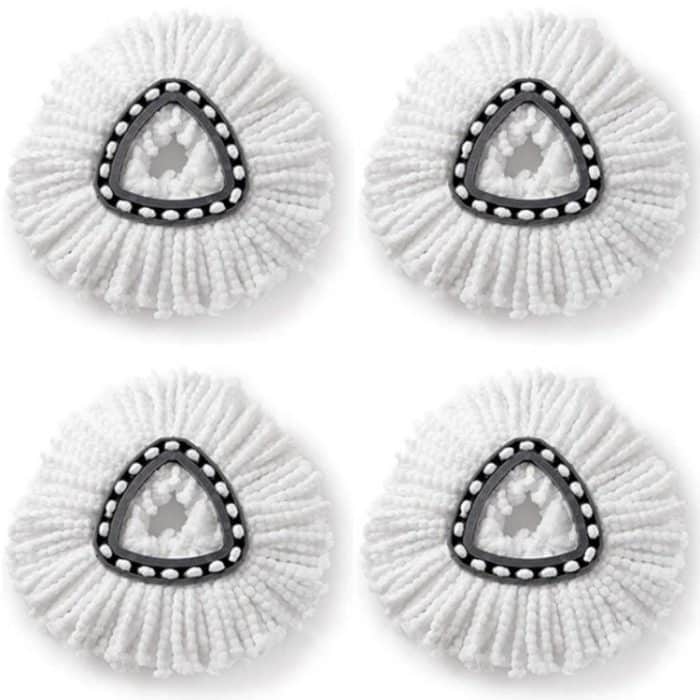TBD05414746.jpg 4 PCS Rotierendes Dreieck Baumwollgarn Mop Kopf Mop Ersatztuch Für O-Cedar / Vileda – Bild 1