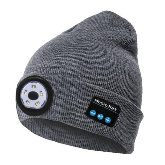 Outdoor-Nachtlauf-Nachtangeln, LED-Licht, Beleuchtung, Bluetooth 5.0, Strickmütze – Bild 7