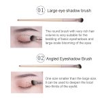 4 Teile/satz Make-Up Pinsel Lidschatten Pinsel Augen Make-Up Set Weiche Haar Detail Pinsel Wisch Pinsel Mit Pinsel Tasche – Bild 3