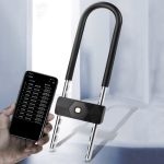 Intelligentes Bluetooth-Fingerabdruck-U-förmiges Glastürschloss, schersicheres Diebstahlschutzschloss, erweitertes wasserdichtes U-förmiges Schloss für den Außenbereich, U3 (Fingerprint+APP+Key), U5 (Fingerprint+APP+Key), U2 (Key Password + APP + Key) – Bild 7