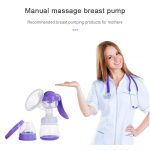 Schmerzfreie, kraftverstellbare manuelle Massage-Milchpumpe – Bild 6