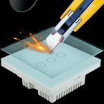 Wifi Wand Touch Panel Schalter Sprachsteuerung Handy Fernbedienung, White 1 Gang (Zero Firewire Wifi ), White 2 Gang (Zero Firewire Wifi ), White 3 Gang (Zero Firewire Wifi ), Black 1 Gang (Zero Firewire Wifi ), Black 2 Gang (Zero Firewire Wifi  )... – Bild 3