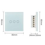 Wifi Wand Touch Panel Schalter Sprachsteuerung Handy Fernbedienung, White 1 Gang (Zero Firewire Wifi ), White 2 Gang (Zero Firewire Wifi ), White 3 Gang (Zero Firewire Wifi ), Black 1 Gang (Zero Firewire Wifi ), Black 2 Gang (Zero Firewire Wifi  )... – Bild 9