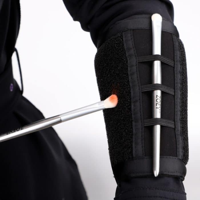 3 Stück Schwamm-Reinigungs-Make-up-Pinsel, Make-up-Künstler, spezielle Trockenreinigungswerkzeuge, Reinigungsgurte, Armgurte – Bild 7