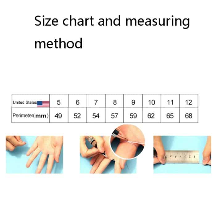5 Stück mechanischer zweifarbiger Zahnkranz, neuartiger Schmuckring – Bild 6