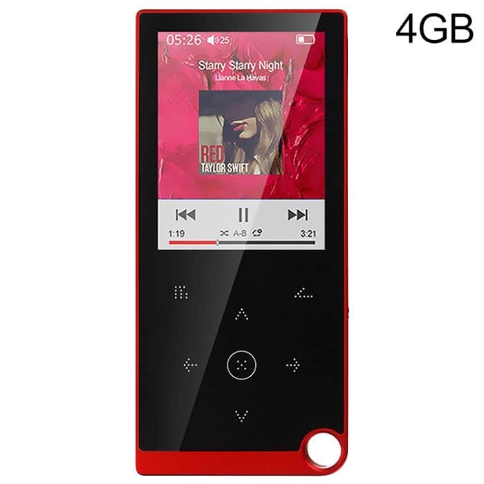 TBD0550067201A.jpg Verlustfreier 2,4-Zoll-Touch-Button-MP4/MP3-Musikplayer, unterstützt E-Book/Wecker/Timer-Abschaltung, 4GB without Bluetooth, 8GB without Bluetooth, 16GB without Bluetooth, 4GB Bluetooth Version, 8GB Bluetooth Version, 16GB Bluetooth Version – Bild 1