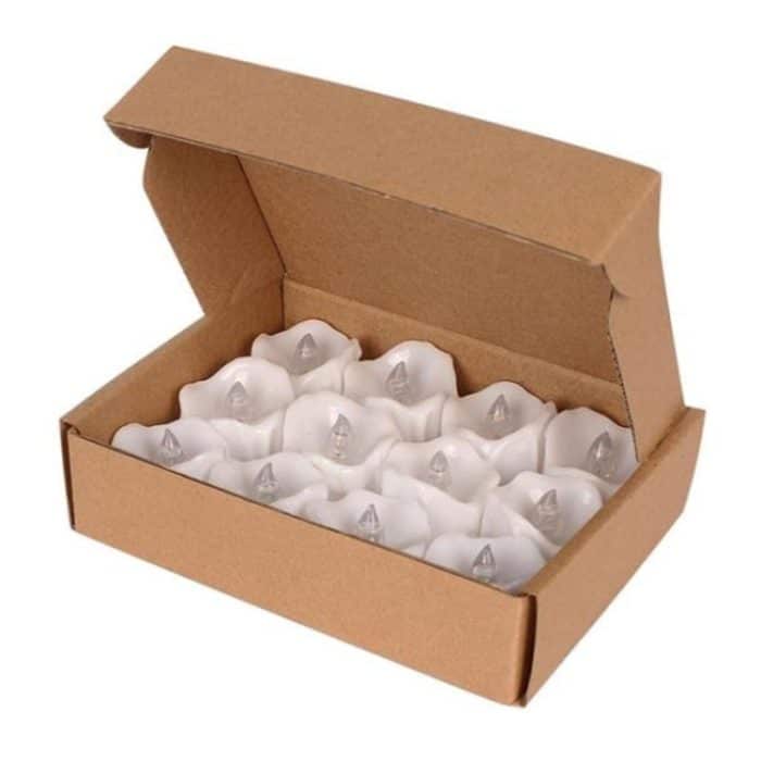 12 Teile/schachtel LED Kerze Elektronische Tee Wachs Simulation Tränen Elektronische Kerze Licht Hochzeit Dekoration Kerzenlicht – Bild 5