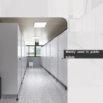 Toiletten-Türschloss mit rotem und grünem Display, öffentliche Toilette, Edelstahl-Bolzenschloss, Indicating lock With Handle – Bild 5