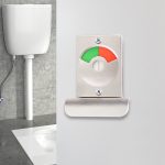 Toiletten-Türschloss mit rotem und grünem Display, öffentliche Toilette, Edelstahl-Bolzenschloss, Indicating lock With Handle – Bild 7