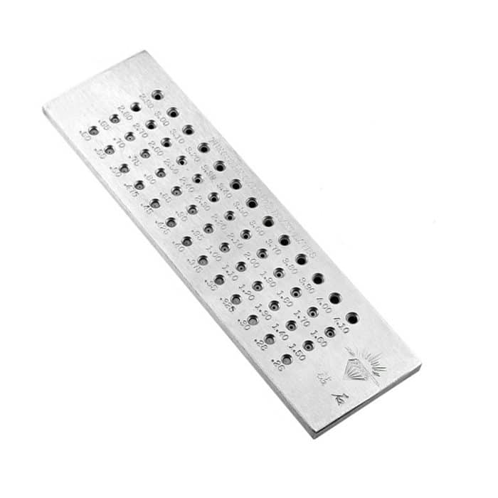 TBD0552972601.jpg Rundes Zeichenbrett Gold- und Silber-Zeichenbrett Halbrundes Zeichenbrett Schmuckwerkzeuge – Bild 1