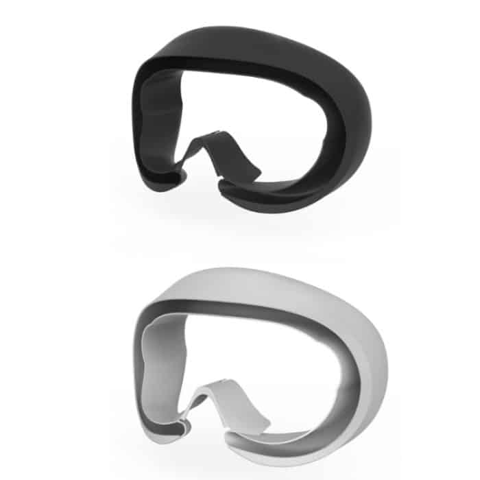 Für Pico 4 VR-Brille Augenpads Silikon-Schutzhülle, For Pico 4 Eye Pads (Light Gray), For Pico 4 Eye Pads (Black) – Bild 2