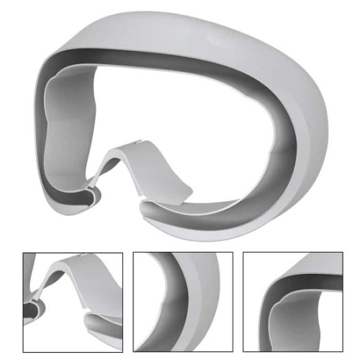 Für Pico 4 VR-Brille Augenpads Silikon-Schutzhülle, For Pico 4 Eye Pads (Light Gray), For Pico 4 Eye Pads (Black) – Bild 4