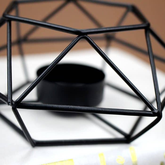 3 Stück Hochzeits-Kerzenhalter aus Schmiedeeisen, Bastel-Kerzenhalter, Heimdekoration, Ornamente, Large, Small – Bild 5