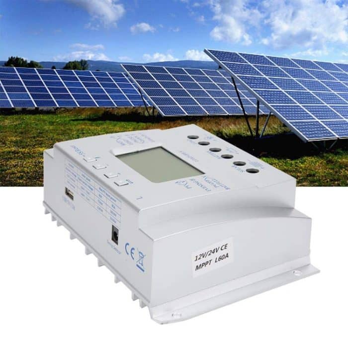 L60 12V / 24V 60A Solarregler Netzspannung Strom LCD-Anzeige Solarladeregler – Bild 6